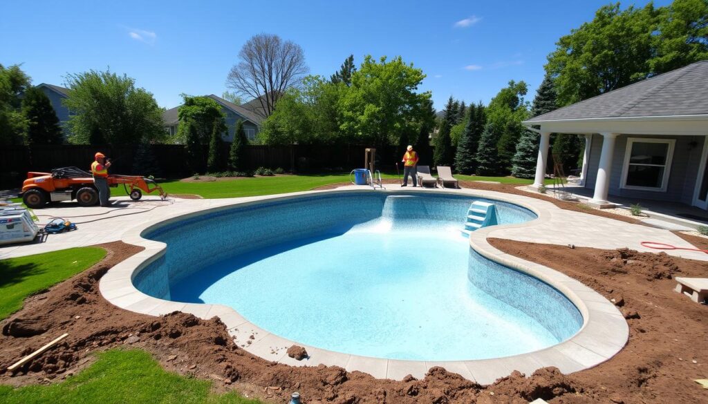 pool installation