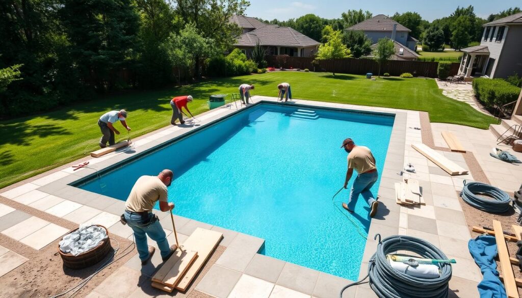 professional pool installers